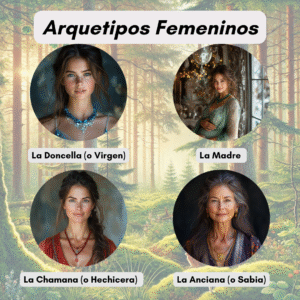 Reconoce cada ciclo de tu mes con los 4 arquetipos femeninos para disfrutar de tu energía en cada momento.