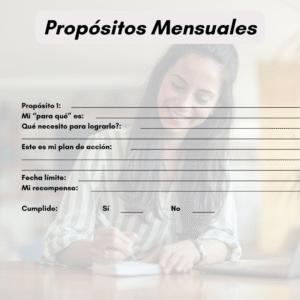 Elige 3 propósitos cada mes con compromiso y recompensas.